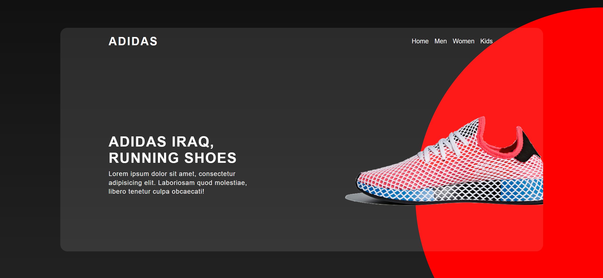 Adidas Landing Page